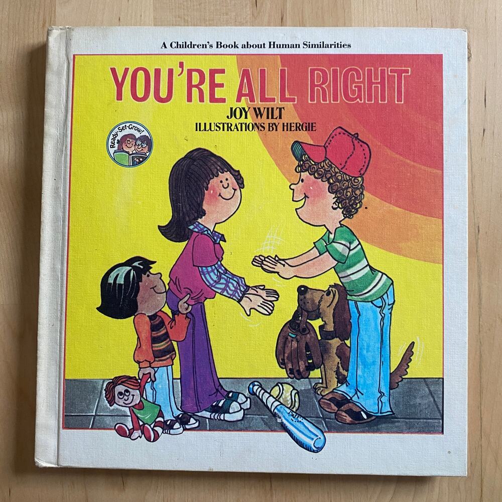 🧨LOWEST PRICE🧨 Vintage 1979 UNUSED You're All Right Hardback Book